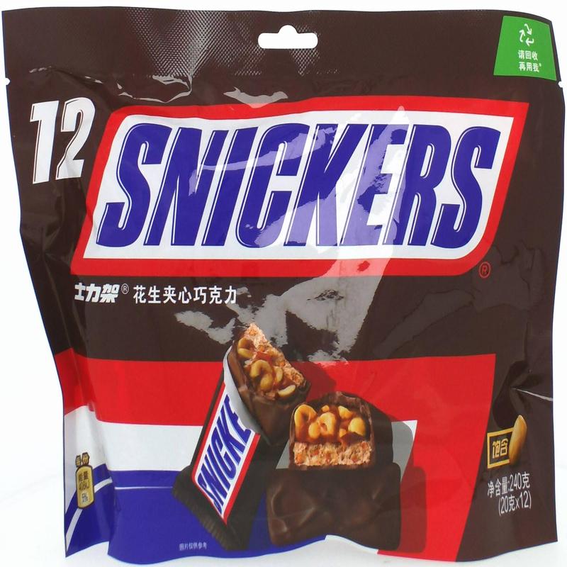 德芙士力架花生夹心巧克力20克*12