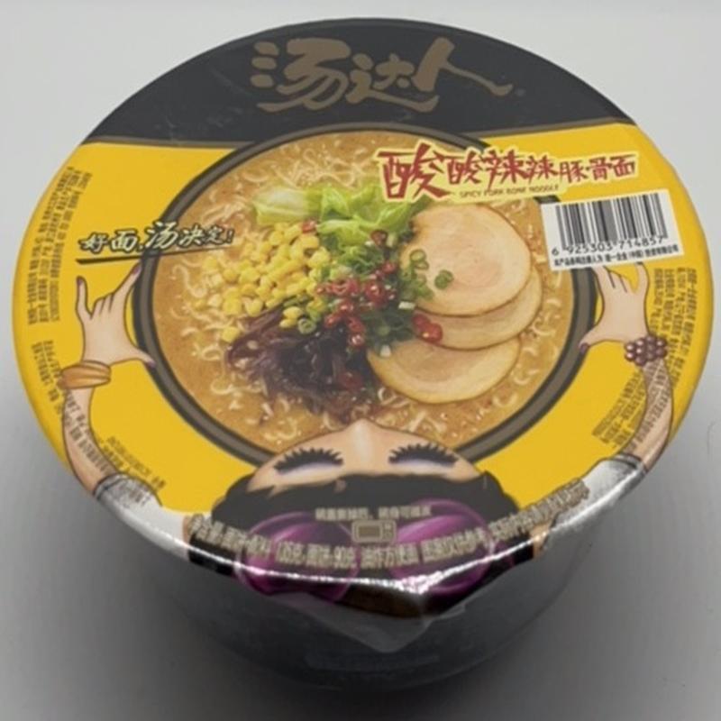 统一汤达人酸酸辣辣豚骨面