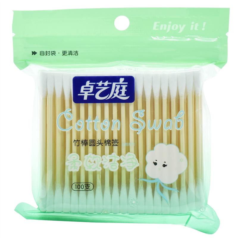 卓艺庭竹棒圆头棉签