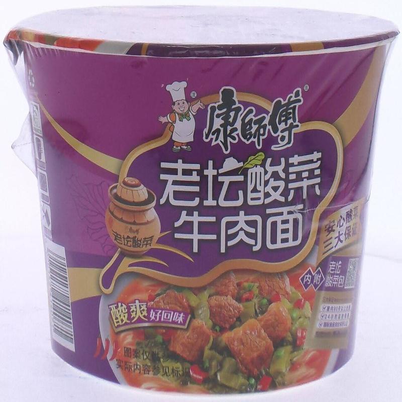 康师傅酸菜牛肉面119g