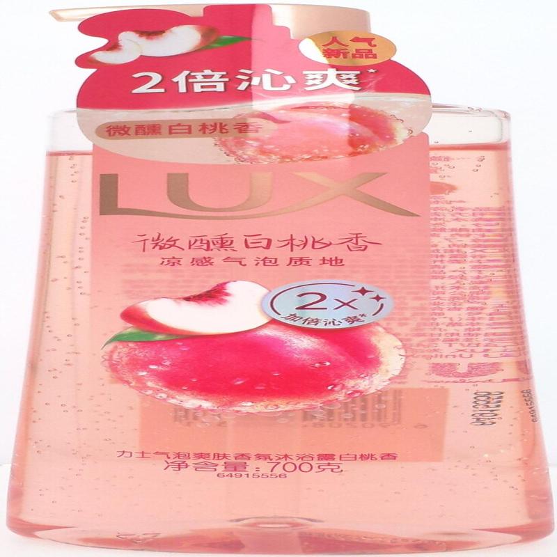 力士气泡爽肤香氛沐浴露白桃香770g