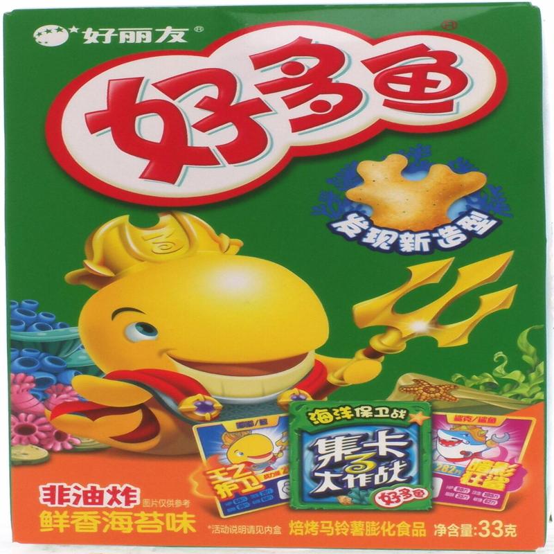 好丽友好多鱼鲜香海苔味33g