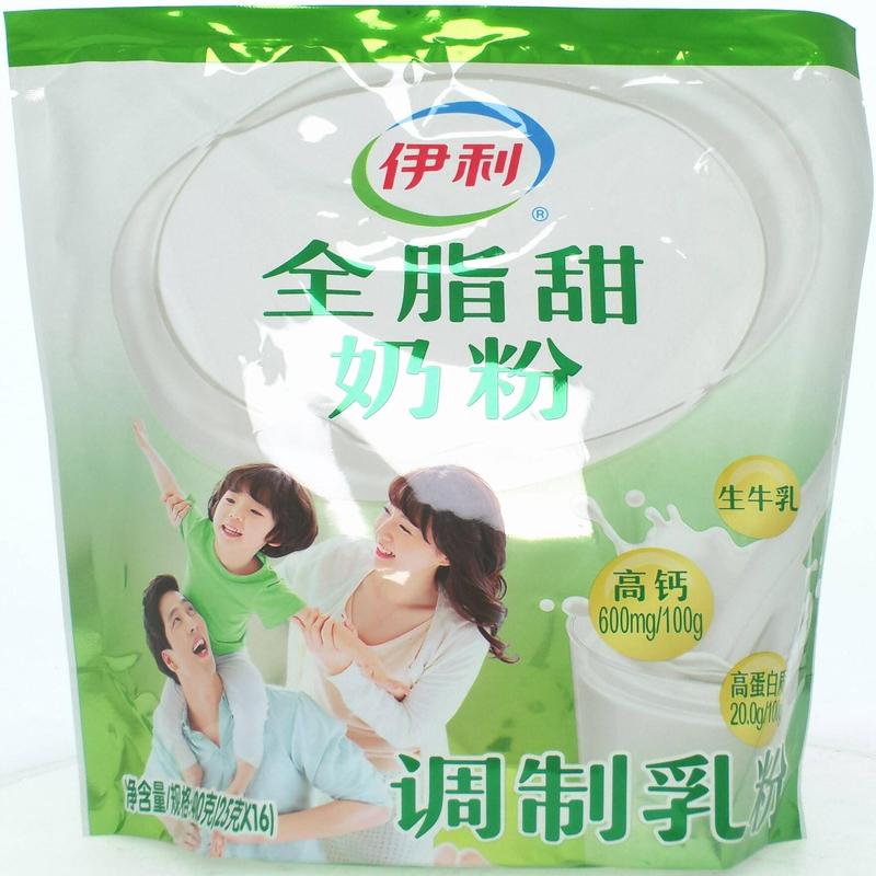 伊利全脂甜奶粉400g