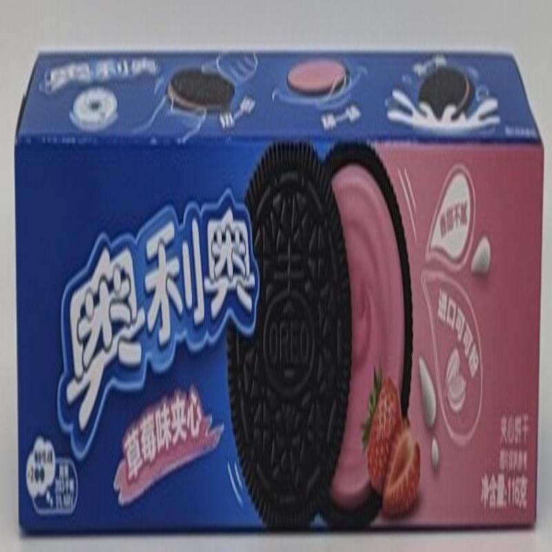 奥利奥草莓味夹心饼干116g