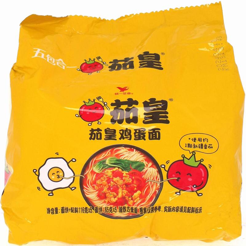 统一茄皇番茄鸡蛋味116g*5包