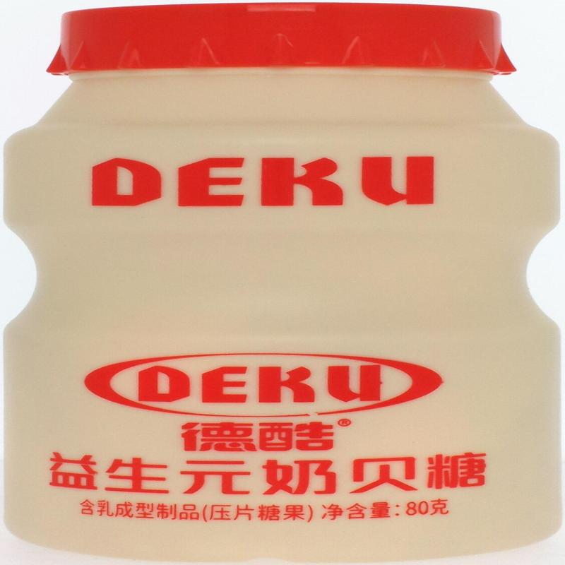 德酷益生元奶贝糖酸奶草莓味80g