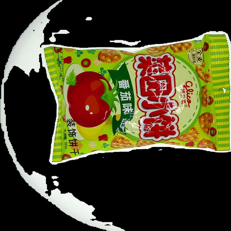 格力高菜园小饼番茄味装饰饼干