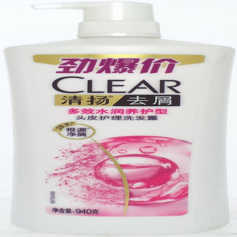 清扬去屑多效水润型洗发露940g