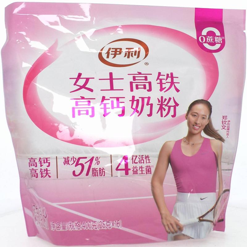 伊利女士高钙高铁奶粉400g（包）