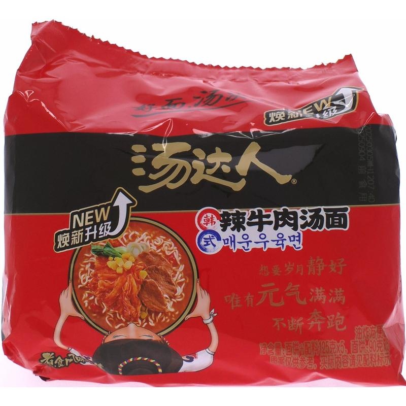 汤达人韩式辣牛肉汤面