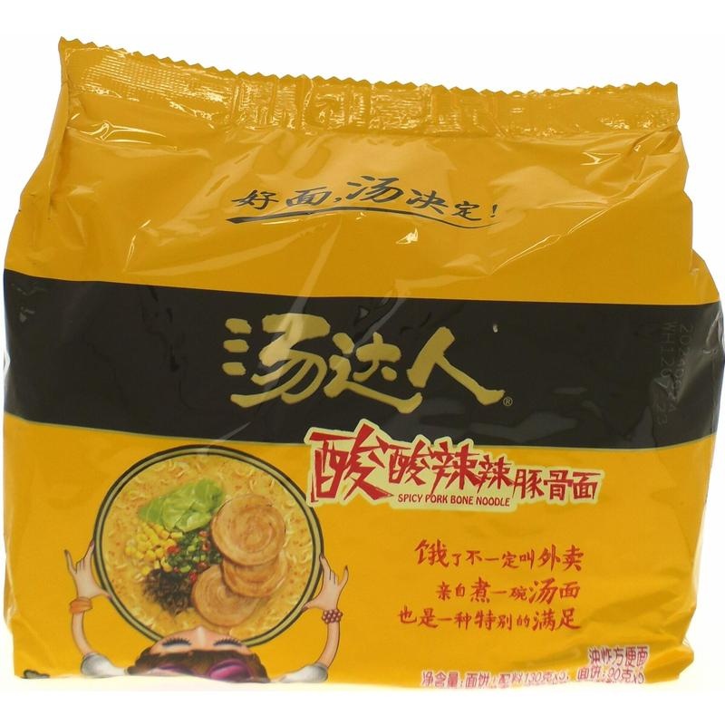 统一汤达人酸酸辣辣豚骨面