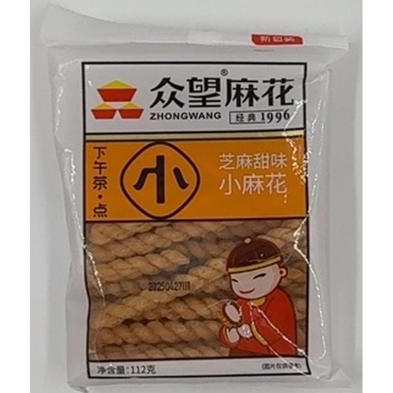 众望小麻花芝麻味112g