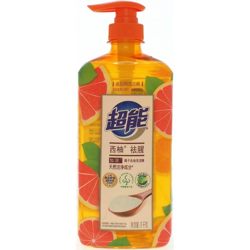 超能离子去油西柚祛腥洗洁精1kg