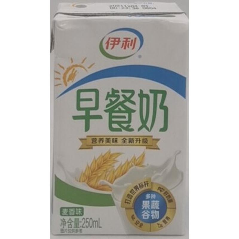伊利早餐奶麦香味