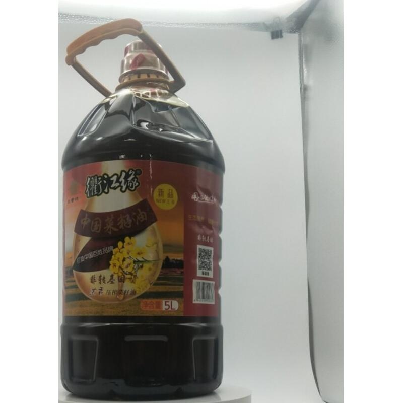 衢江缘浓香压榨菜籽油5L