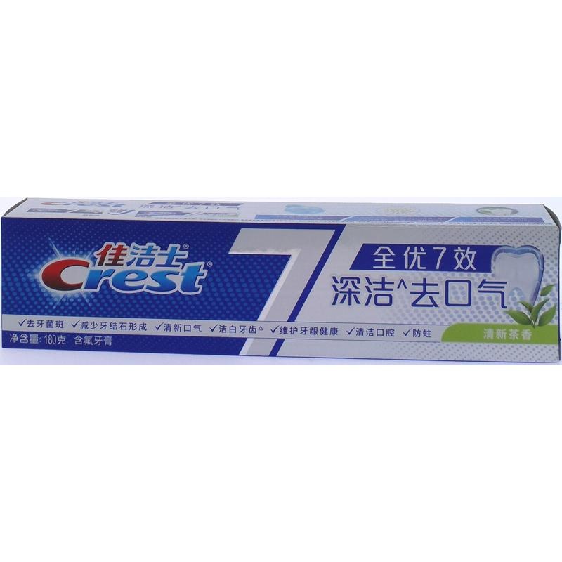 佳洁士全优7效茶香深洁牙膏