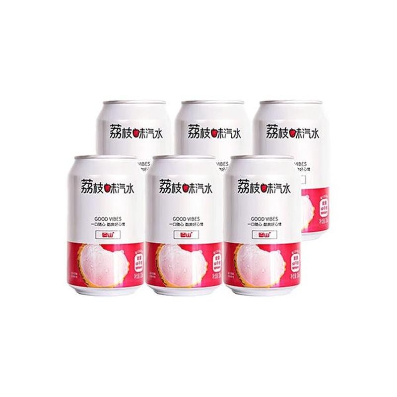 雪山荔枝味汽水330m