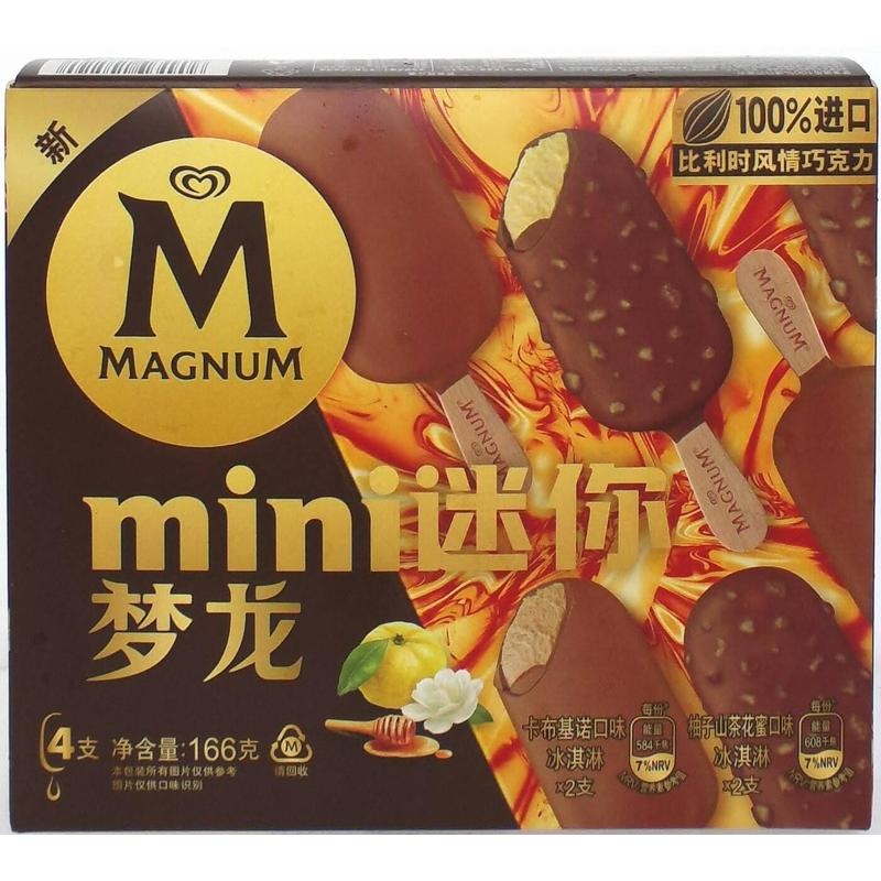 迷你梦龙柚子口味/卡布口味42g*4
