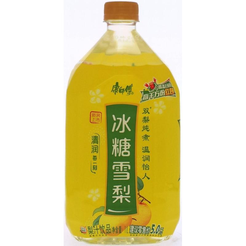 康师傅冰糖雪梨1L