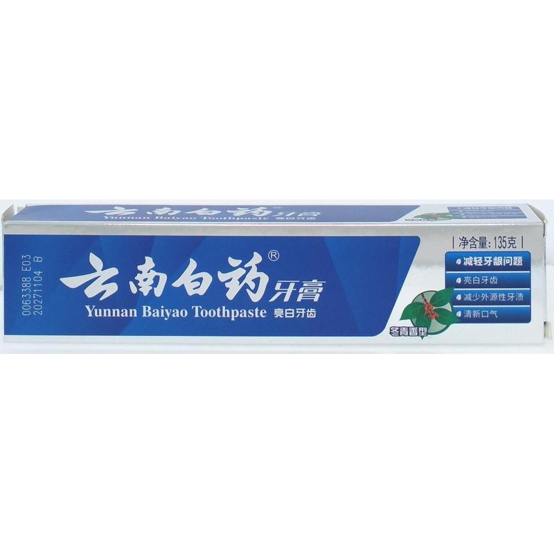 云南白药牙膏冬青香型