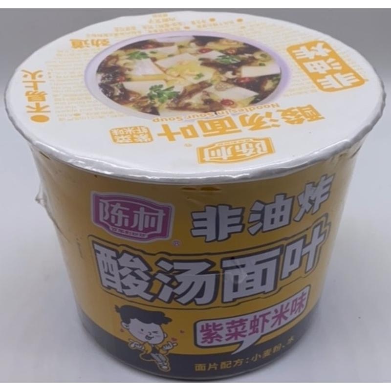 陈村酸汤面叶紫菜虾米味