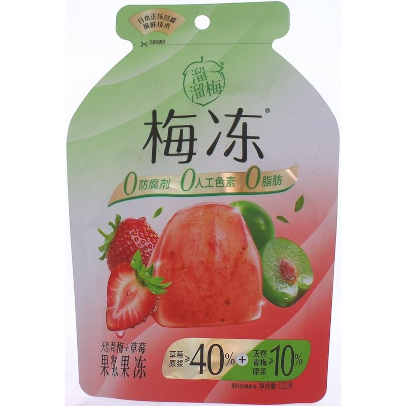 溜溜梅梅冻蒟蒻果冻天然青梅+草莓