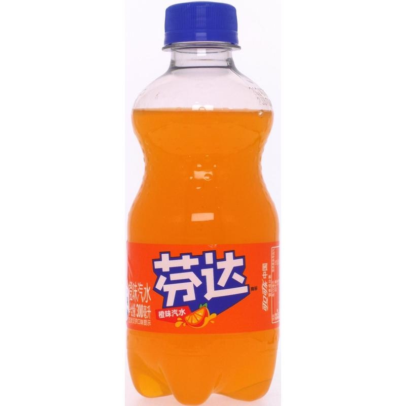 芬达橙味汽水300ml