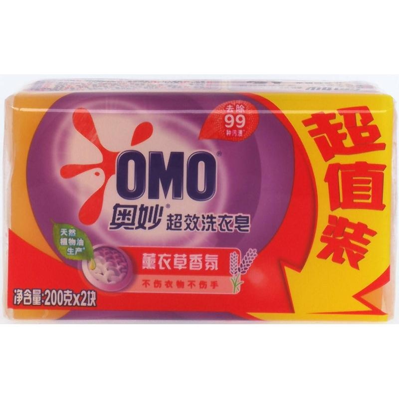 奥妙薰衣草超效洗衣皂200g*2