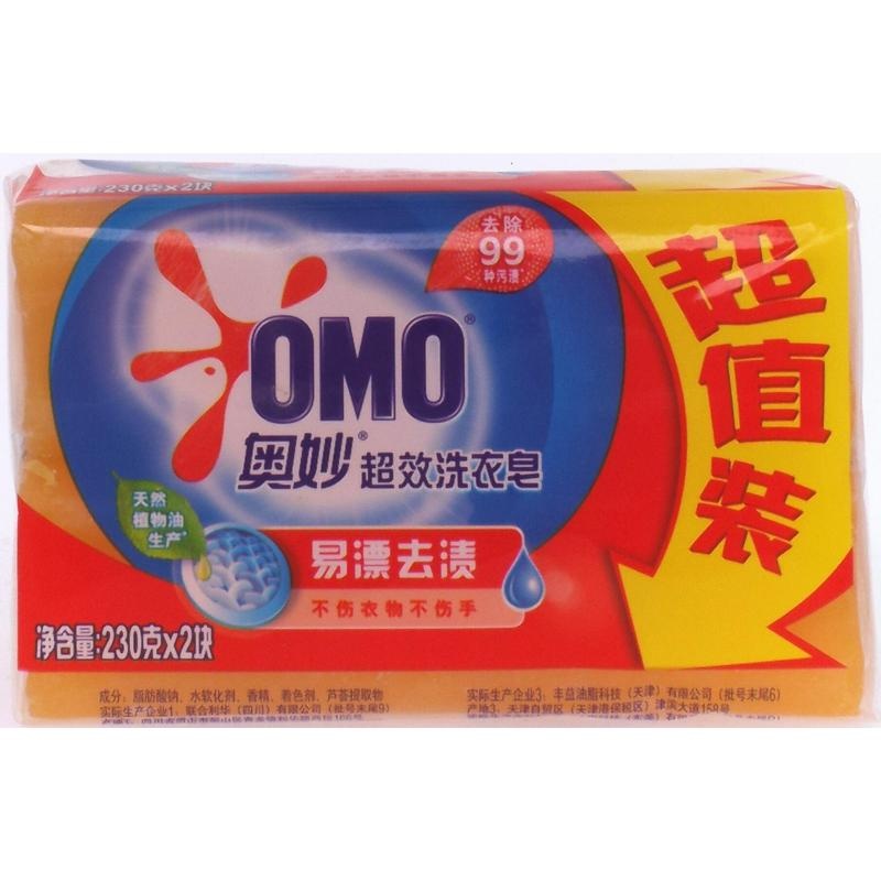 奥妙超效洗衣皂230g*2