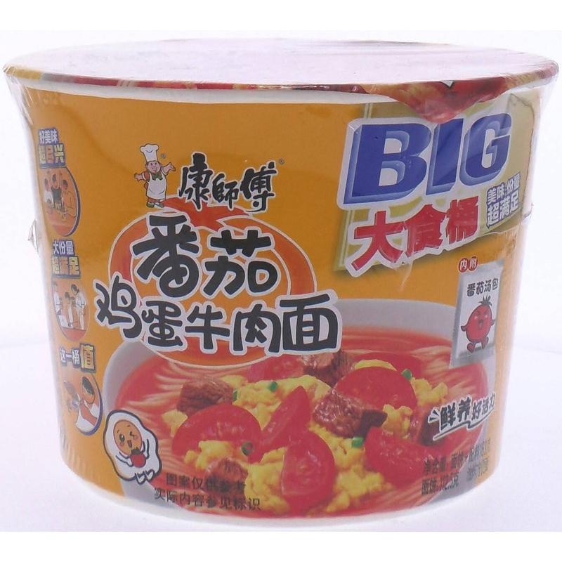 康师傅番茄鸡蛋牛肉面大食桶