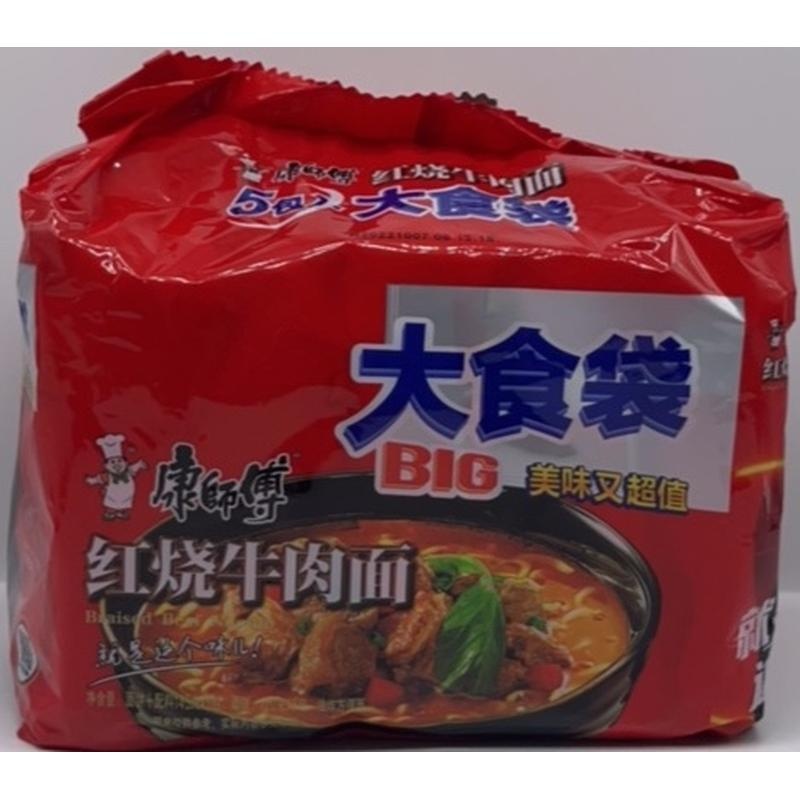康师傅红烧牛肉面