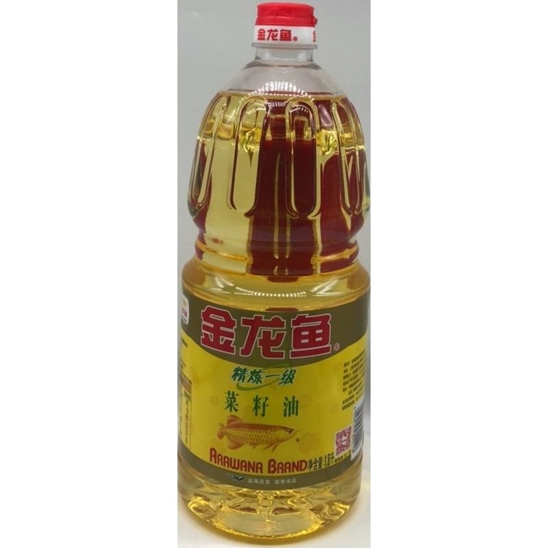 金龙鱼精炼一级菜籽油1.8L