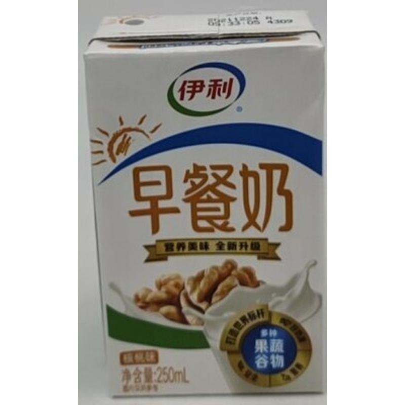 伊利早餐奶核桃味