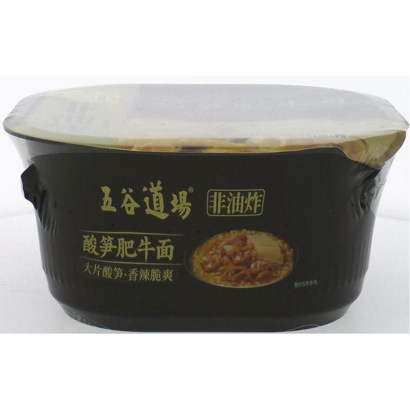 五谷道场酸笋肥牛面碗装