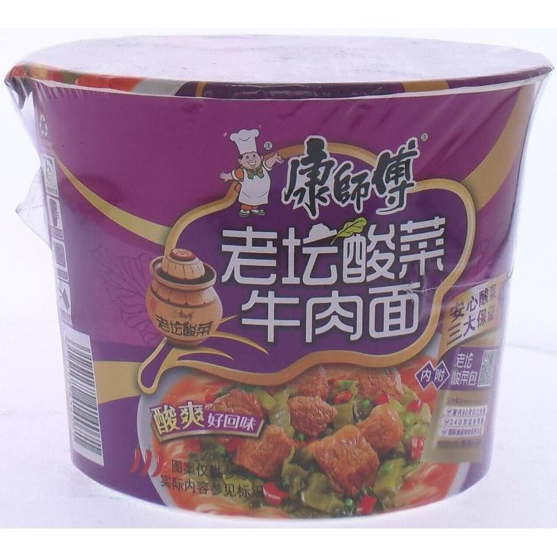 康师傅酸菜牛肉面119g