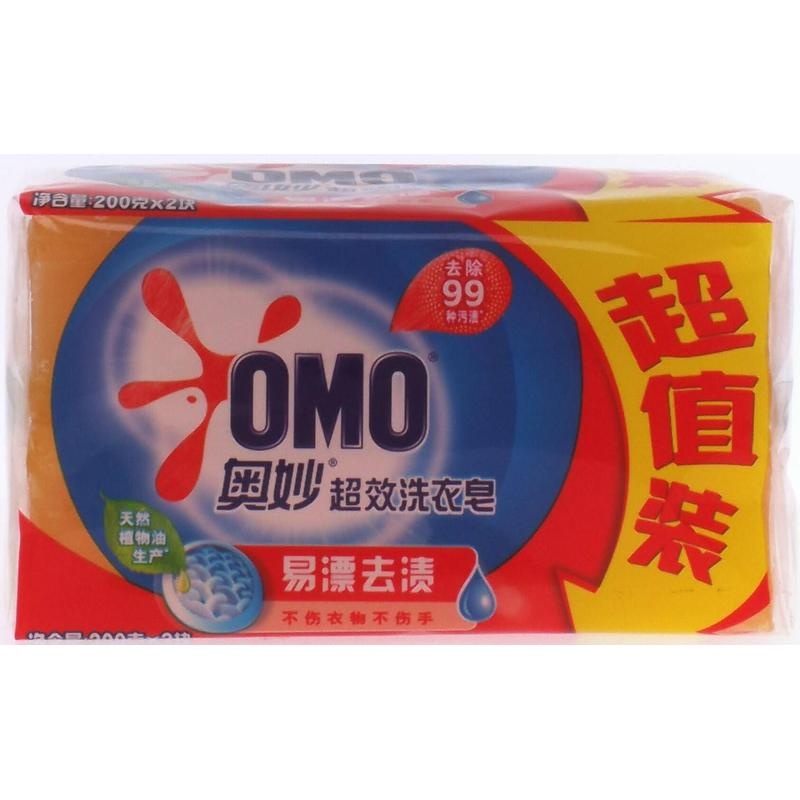 奥妙超效洗衣皂200g*2