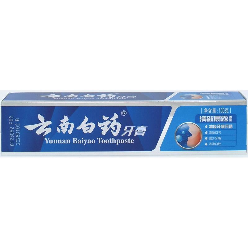 云南白药牙膏益优清新清新晨露型150g