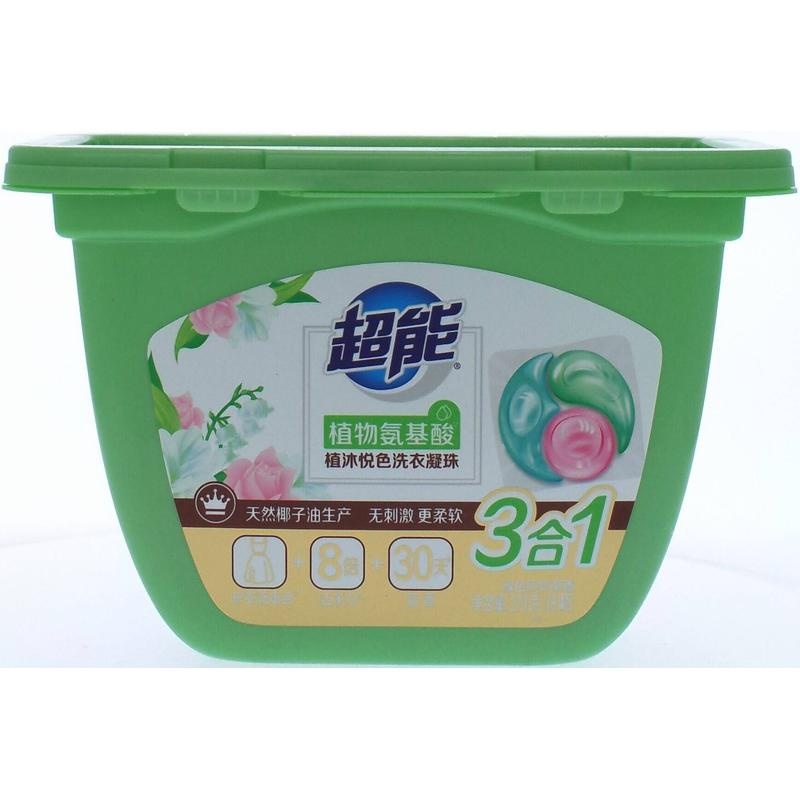 超能植沐悦色洗衣凝珠270g