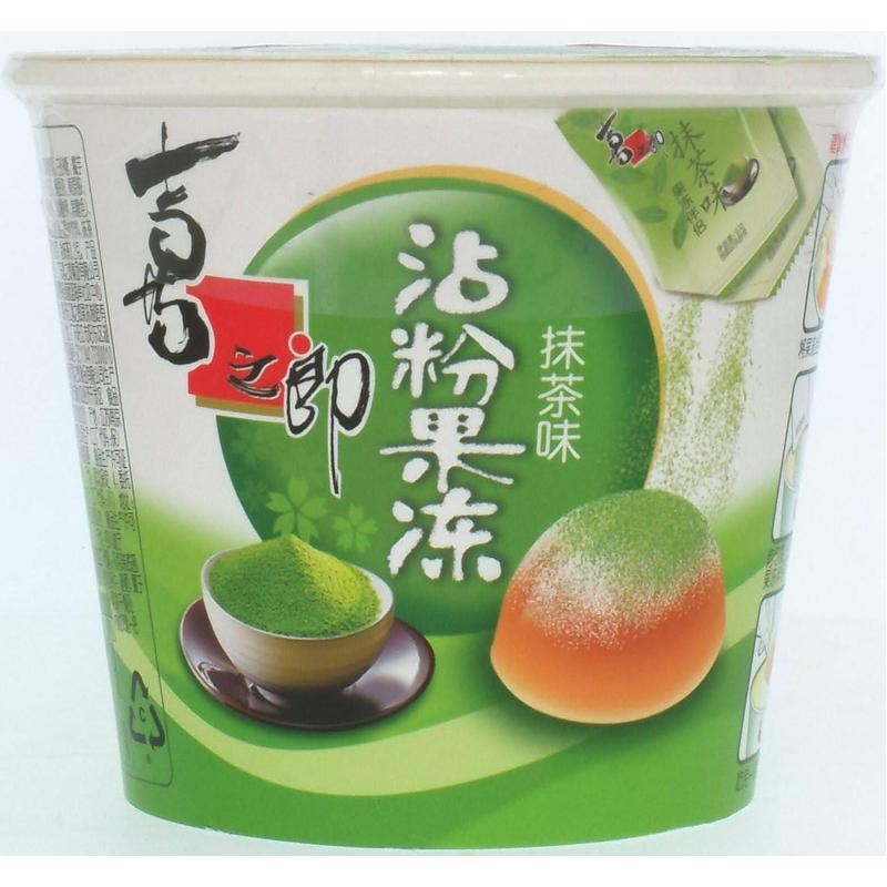 喜之郎抹茶味沾粉果冻