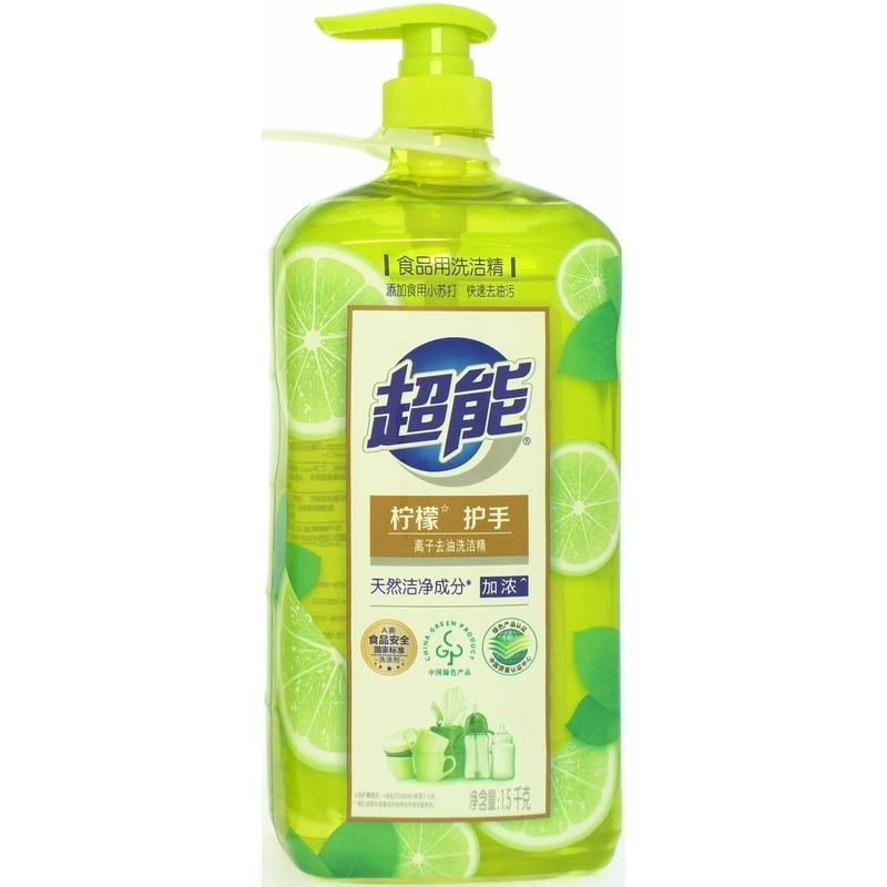 超能离子去油柠檬护手洗洁精1.5kg*2