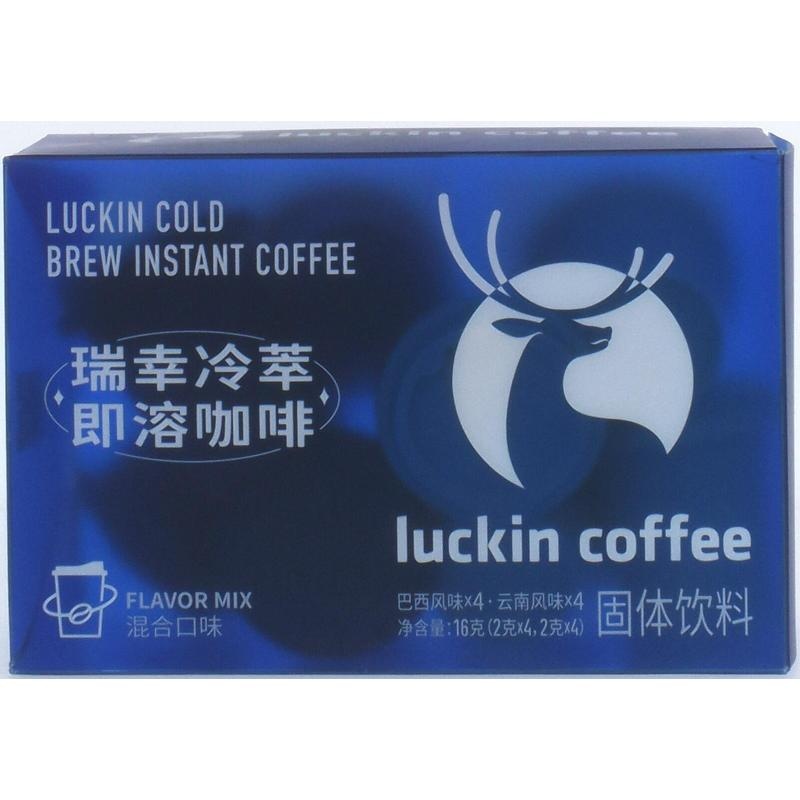 瑞幸冷萃即溶咖啡混合口味
