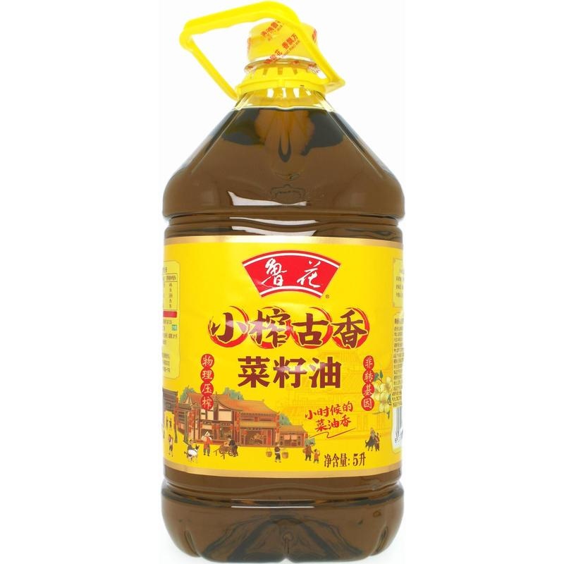 鲁花小榨古香菜籽油5L
