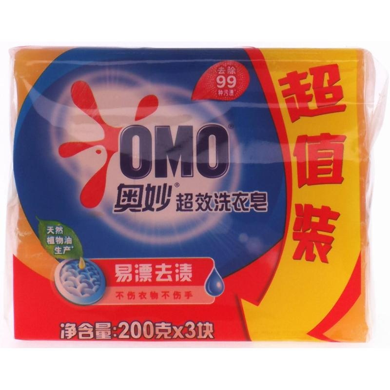 奥妙超效洗衣皂超值装200g*3