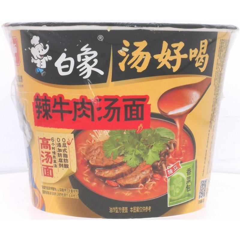 白象汤好喝辣牛肉汤面117g