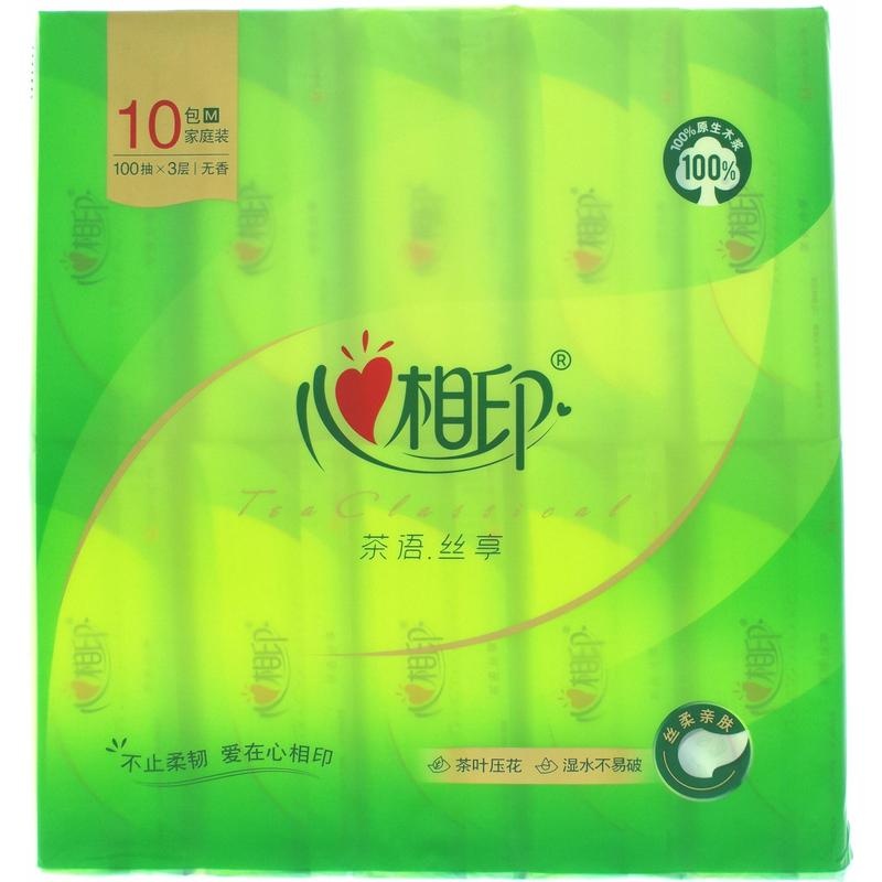 心相印茶语经典系列130抽纸面巾1*8