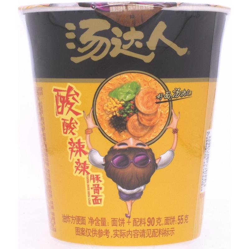 统一汤达人酸酸辣辣豚骨面