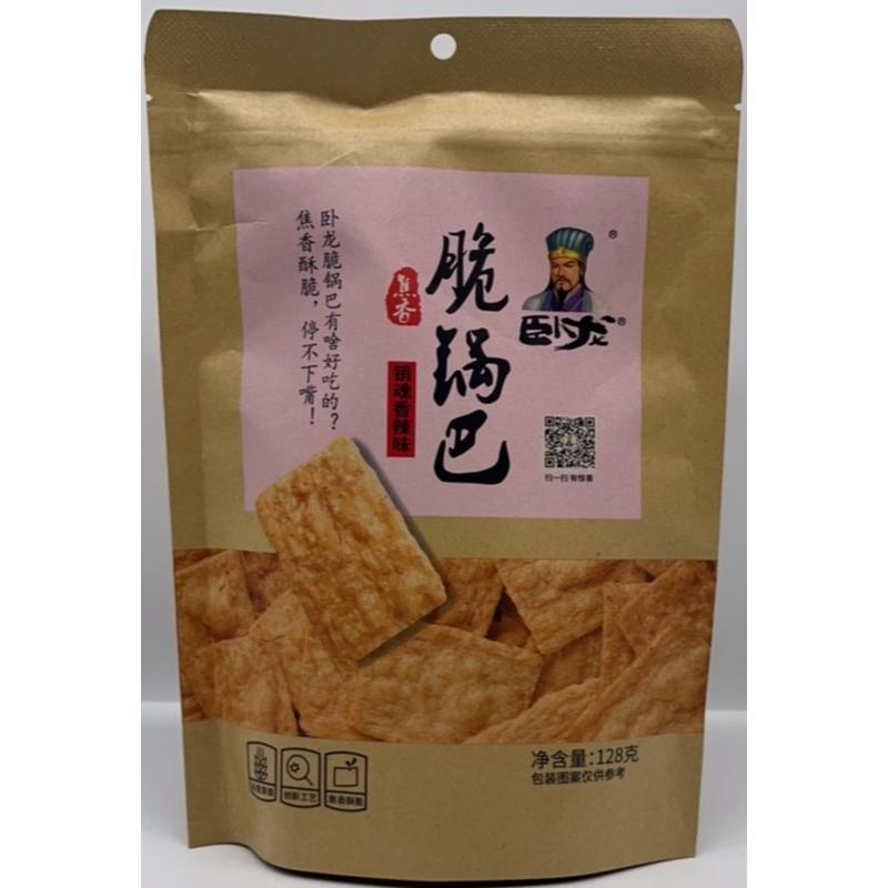 卧龙焦香脆锅巴销魂香辣味