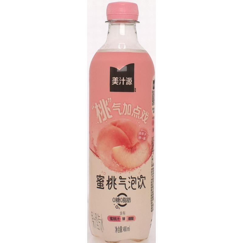 美汁源蜜桃气泡饮