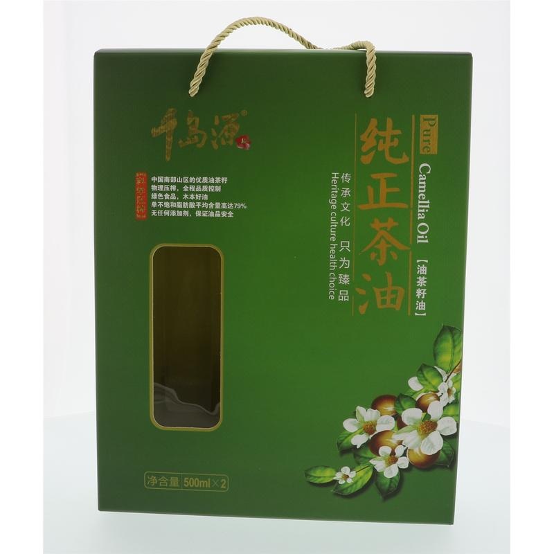千岛源纯正茶油500ML*2