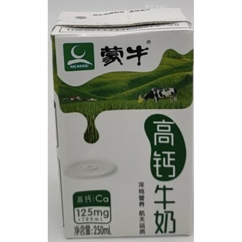 蒙牛高钙牛奶250ml